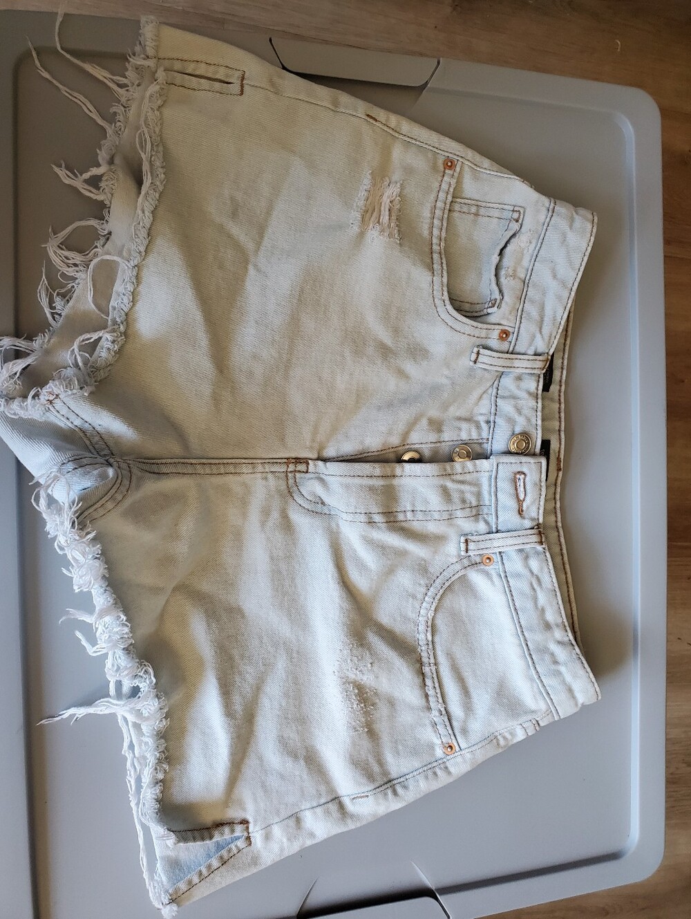 Wild Fable Super High Rise Jean Cut Off Shorts